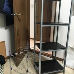 スチール製ラック、ステンレス製丸型ラック