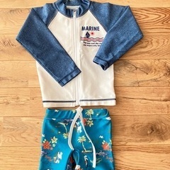 ラッシュガード、水着90センチbreeze