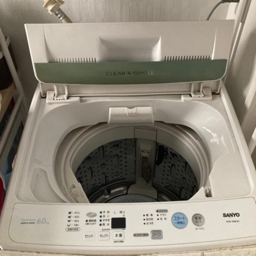 28日撤去予定。現役洗濯機