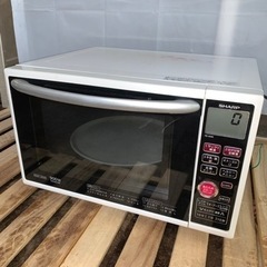 動作保証　シャープ　オーブンレンジ　20L ホワイト　白　中古　...
