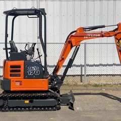 【U-0066】日立 ZX17U-5A ユンボ バックホー ミニ油圧ショベル 1.7tクラス 876h 4wayマルチ 倍速 ブレーカー配管 ボーダレス可変脚
