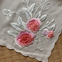 受け渡し完了　刺繍ハンカチ　の画像