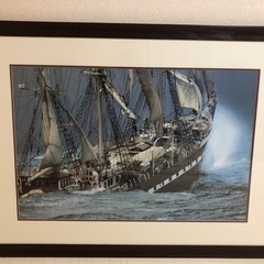 額縁　特大　写真付き