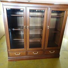 メーカー不明◆サイドボード キャビネット 収納家具 木 リビング...