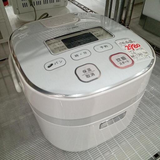★【シャープ】炊飯器　炊飯ジャー　2017年3合炊き　(KS-C5K-W)【3ヶ月保証付き】店頭販売のみ