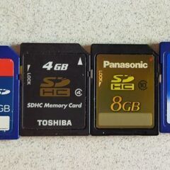 SＤカード 4枚