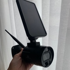 ソーラーパネル式監視カメラ　ジャンク