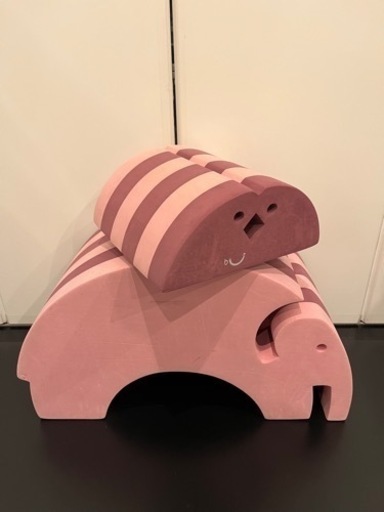 ボーネルンド ボブルス ゾウ&チキン ピンク セット