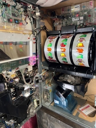 パチスロ実機　アイムジャグラーEX-AE/KT   コイン不要機付