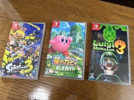スプラトゥーン3 / 星のカービィディスカバリー / ルイージマンション3