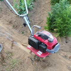 エンジン式 耕運機　家庭菜園用