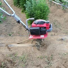 エンジン式 耕運機　家庭菜園用