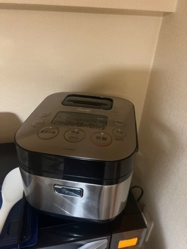 冷蔵庫、洗濯機、炊飯器、電子レンジ