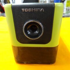 昭和レトロ TOSHIBA 東芝 電動式鉛筆けずり PS-37 電気えんぴつ削り ヴィンテージ グリーン 西岡店の画像