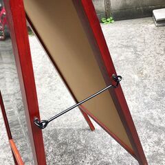 木枠 大型立て看板（両面）メニュー スタンド看板 A型看板 W520mmxH115mm ブラックボード ウエルカムボード メニューボード の画像