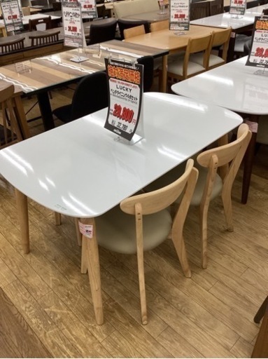 KD-4【新入荷　アウトレット】絶対満足価格　ベンチダイニング4点セット　ナチュラル