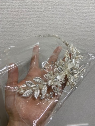 結婚式髪飾り