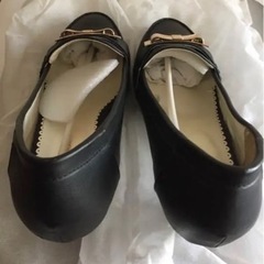 【3,000円➡︎今週限定2,500円】『acqua calda パンプス 24,5EEEE（ヒール約7センチ）』の画像