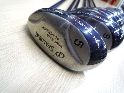 ゴルフクラブ アイアン6本セットI5～PW SPALDING スポルディング HIGH BALL POWERIRON 中古 苫小牧西店