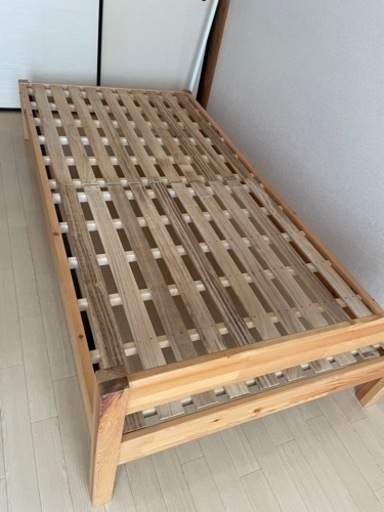 すのこシングルベッド