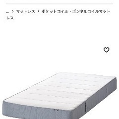 すのこベッド(セミダブル)＋ボンネルコイルマットレスの画像