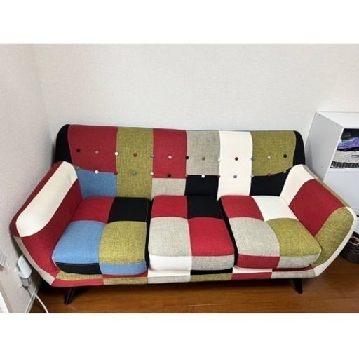 パッチワークソファー