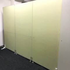 パーテーション ②  3つセット 連結　脚付き　間仕切り　ついた...