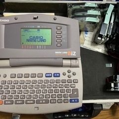 お話し中　CASIO テプラセット　テープ多数