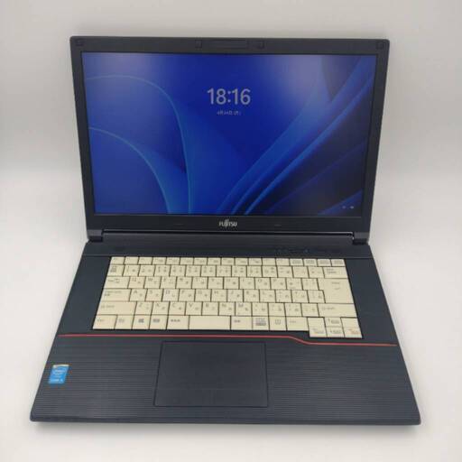 富士通　4世代Core i5 SSD256G搭載　メモリ4G CD/DVD　大画面15.6インチ　 Wifi対応　#15F97D4