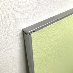 パーテーション ③　2つ セット　間仕切り　ついたて　オフィス  グリーン　脚なしの画像