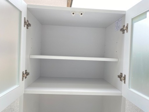【美品】キッチン棚　食器棚　ホワイト