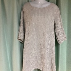 594.PERSODEA 縦ボーダーのロングチュニック☆