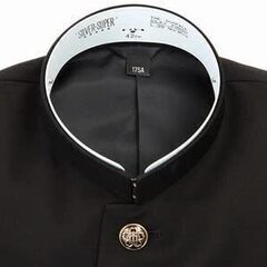 【即日・手渡し可】学生服 上着（ｳｰﾙ15%ﾎﾟﾘｴｽﾃﾙ85%）ノーマルカラー 在庫限定男子学生服 詰襟 (180A) 定番学生服 標準型 学生上着 アウトレット品の画像