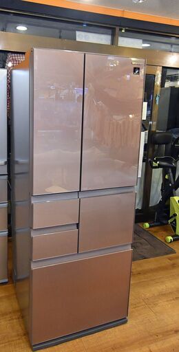 ●近郊格安配送可●シャープ　474L　6ドア　フレンチドア冷蔵庫　SJ-GT47D　中古品●相模原　横浜　神奈川●プラズマクラスター