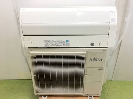【分解洗浄済み】富士通エアコン【AS-R22D】不在ECO/人感センサー/プラズマイオン/音声お知らせ機能/フィルター自動掃除/6畳用/R32冷媒/2014年製