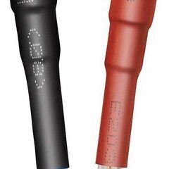 【即日・手渡し可】【バナハリ/シングル】 青 2本セット 【バナナプラグ加工済】【WYVERN AUDIO】バナナプラグ：24k金メッキ 純銅 スピーカー ケーブル 完成品ハンダ済み (バナナプラグ⇔針プラグ) (3m)の画像