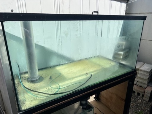［決まりました］ガラス水槽　オーバーフロー水槽　1200×600×600