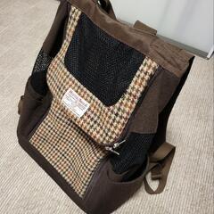 Harris Tweed/ハリスツイード　犬　猫　ペットリュック...
