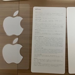 iPhone7 ケース付属品のみ　ケース取説ステッカー　本体イヤホン無しの画像