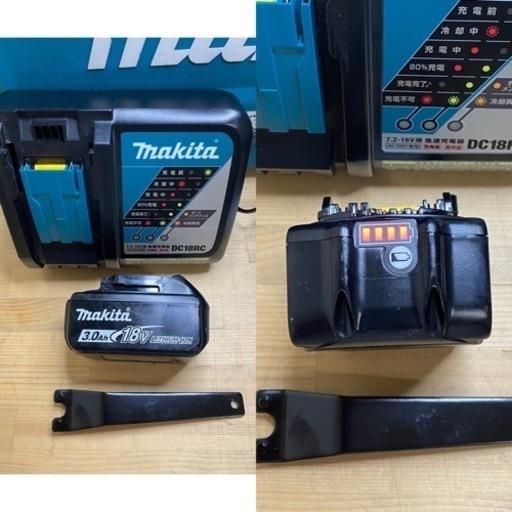 中古 マキタ　GA404DSP1 18V ディスクグラインダ　セット