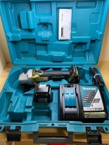 中古 マキタ　GA404DSP1 18V ディスクグラインダ　セット