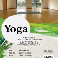 【横浜市鶴見区】土曜午後月２開催 / 太陽礼拝ヨガで疲れにくい身体と心へ🌳の画像