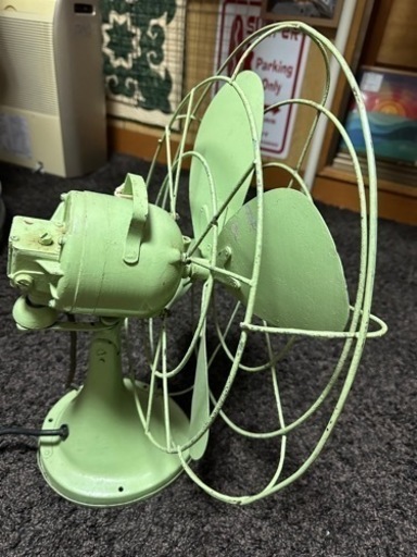 アンティーク扇風機、レトロ 1980年代最終値引きしました。又値引きしました。