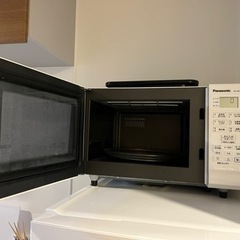 【商談成立】取りに来れる方限定！美品 Panasonic オーブンレンジ NE-MS15E5-KW 2018年製の画像