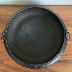 岩鋳本場盛岡南部鉄器すき焼き鍋の画像
