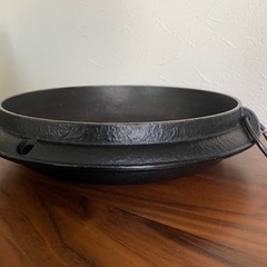 岩鋳本場盛岡南部鉄器すき焼き鍋の画像