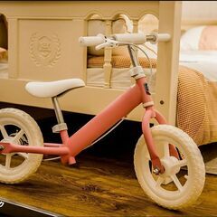  子供用 ブレーキ付 キックバイク ピエグリーチェ バランスバイ...