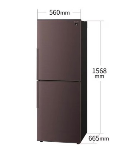冷蔵庫　SHARP シャープ　SJ-PD28H-T