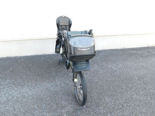 2013モデル 子供乗せ3人乗り仕様! ヤマハ PAS Kiss mini PM20K マットオリーブ 8.9Ah OGKチャイルドシート付 車体&バッテリー極めて良好! 自587