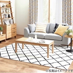 酒田市内　引き取り限定！ニトリ　ラグ　カーペット　185✖️185